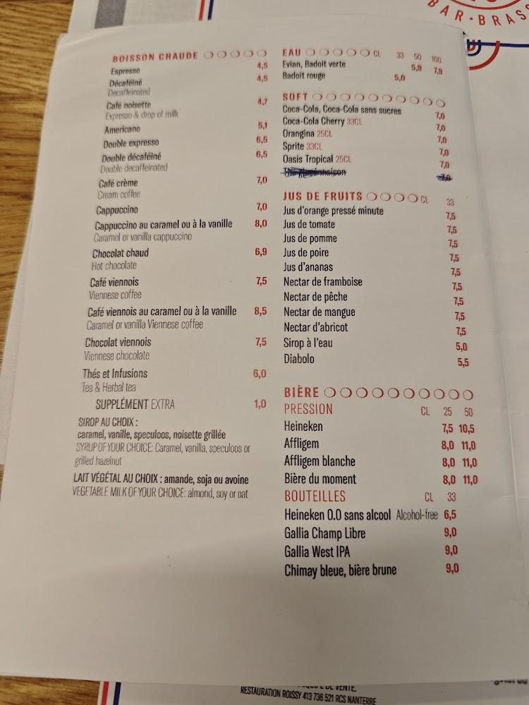 Bistrot Benoît - Menu Image 1